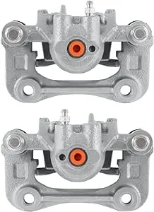 Rear Brake Calipers with Bracket Pair for 16-20 Kia Optima 15-19 Hyundai Sonata