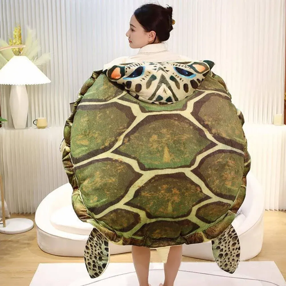 Wearable Turtle Shell Giant Turtle Stuffed Animal Tortoise Plush Toys Doll