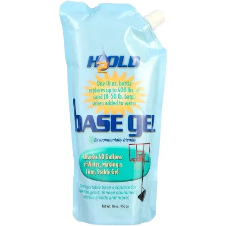 H2Old, BaseGel Basketball Goal Portable Bases Polymer, 16-Ounce