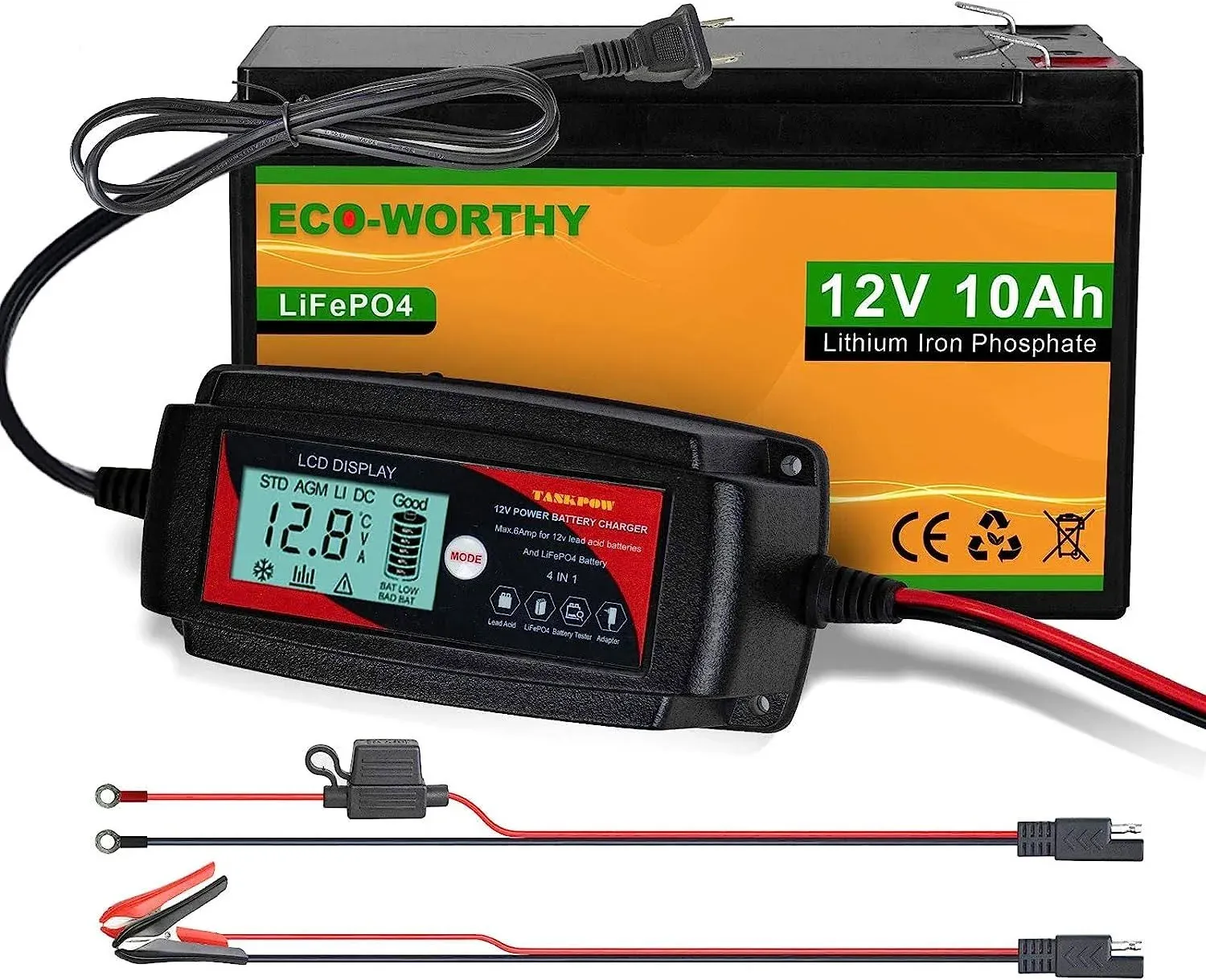 12V 5AH/10AH/12AH/<wbr/>20AH LiFePO4 Rechargeable Battery LFP Lithium Iron Phosphate