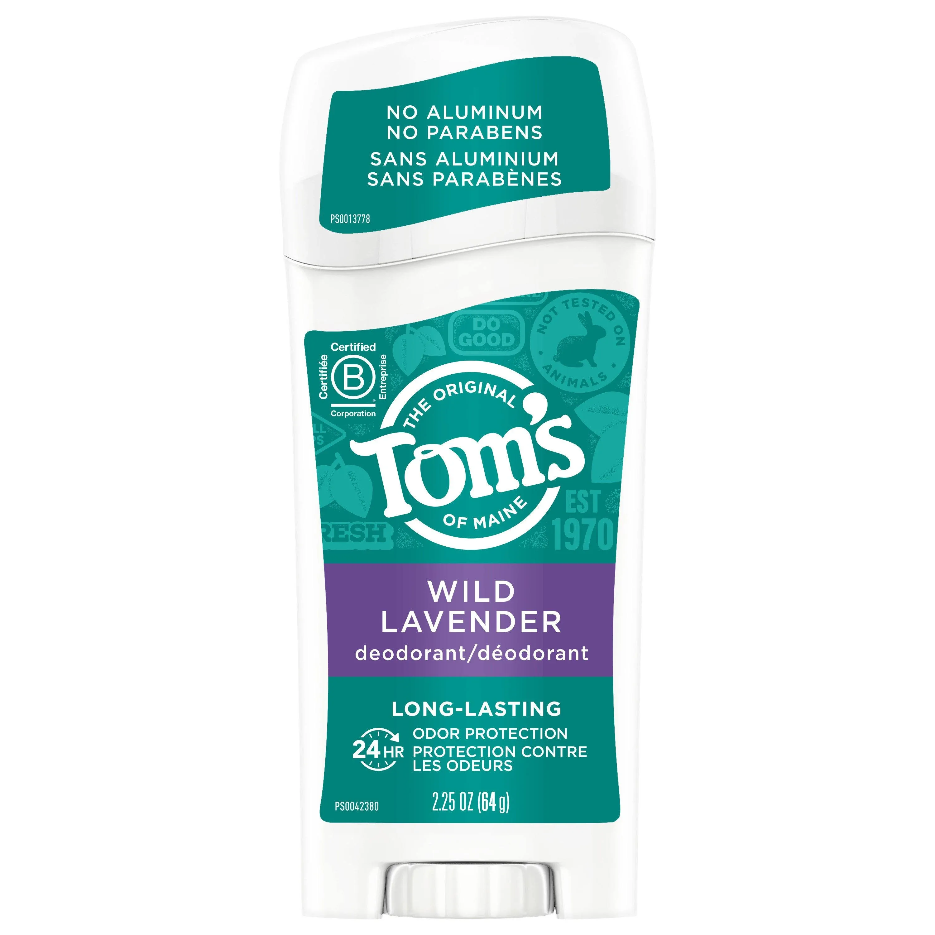 Tom's Of Maine Long Lasting Wild Lavender Deodorant (2.25 oz)