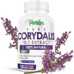 Parker Naturals Pure Corydalis Natural Relief to 120 Count (Pack of 1) 