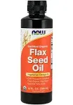 Now Flax Seed Oil (Organic) 12 fl oz