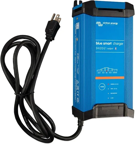 Victron Energy Blue Smart IP22 12-Volt 30 amp 120VAC, 3 Output Battery Charge...