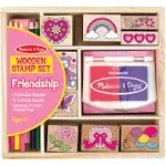 Wooden Stamp Set (Dinosaur & Friendship)