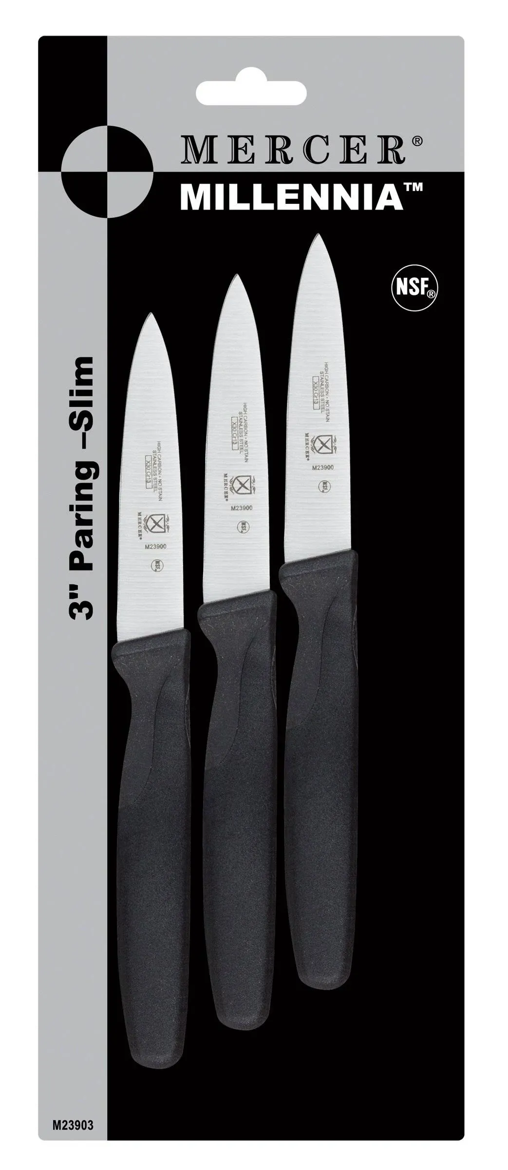 Mercer Culinary Millennia Paring Knives 3-Pack