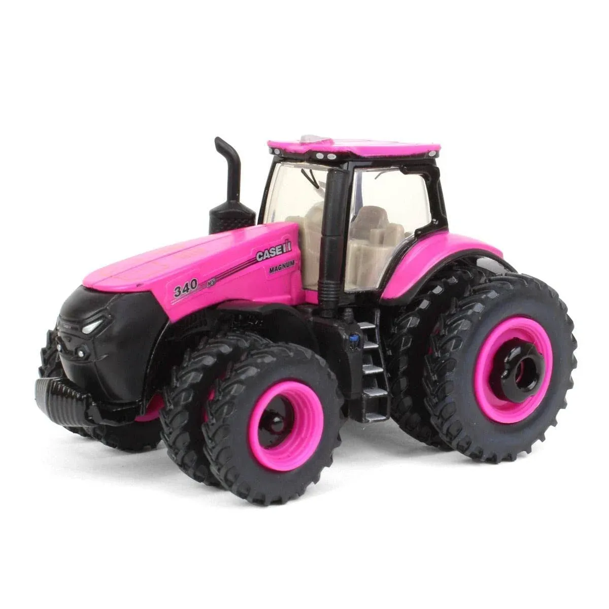 Case IH AFS Connect Magnum 340 Tractor Magenta with Dual Wheels "Case IH Agriculture" 1/64 Diecast Model by ERTL TOMY