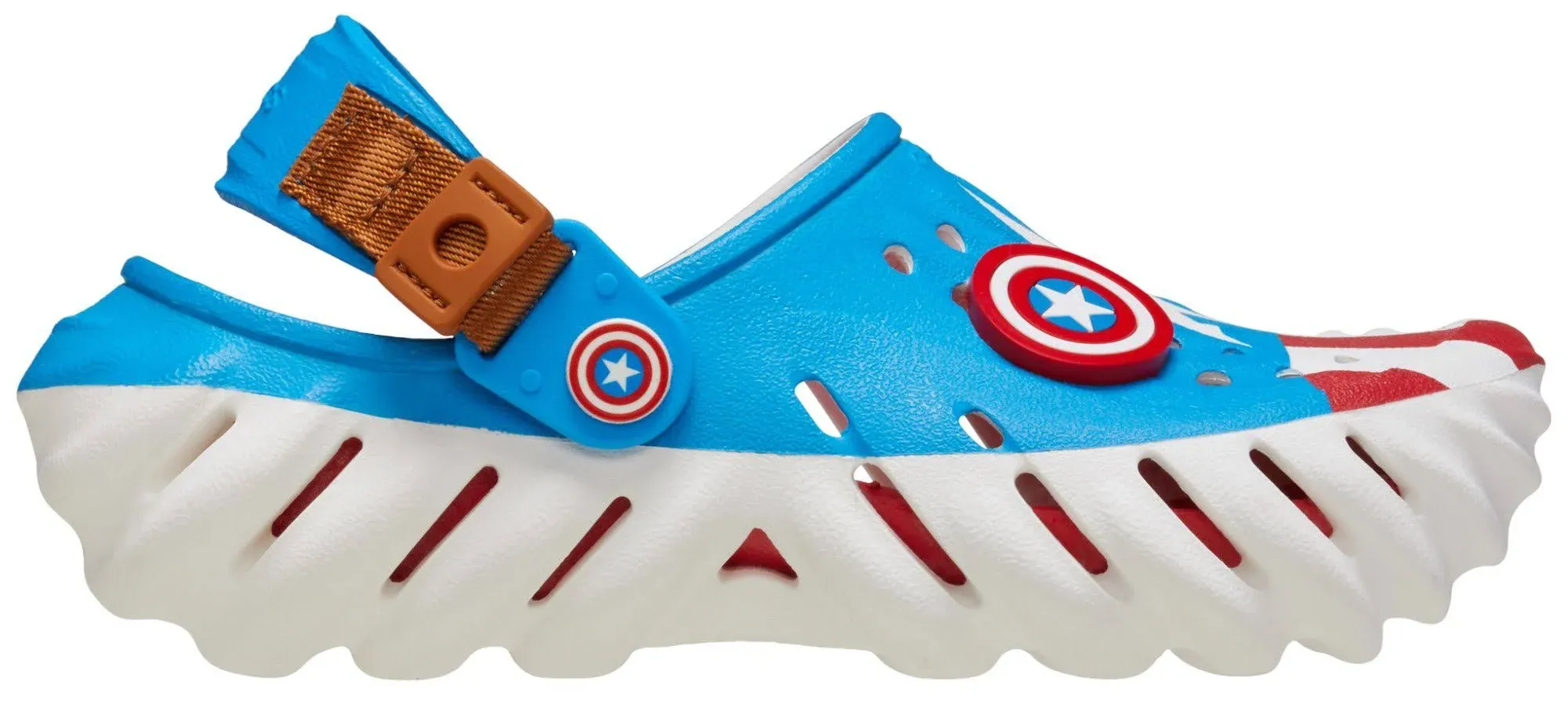 Crocs Pre-School Captain America Echo Clog White