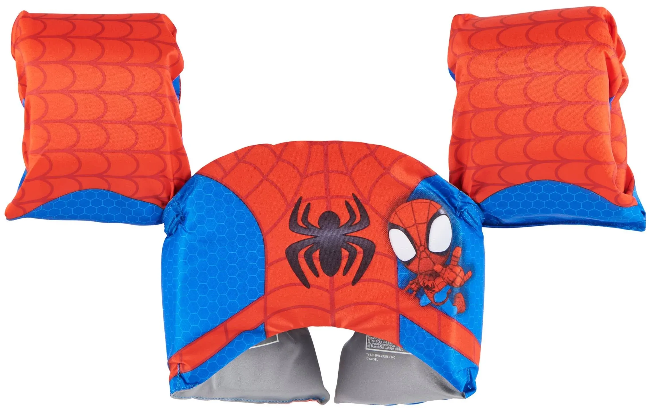 SwimWays Marvel Swim Trainer Life Jacket, US Coast Guard Approved Life Vest Kids Swim Vest, Pool Floats & Life Jackets for Kids 33-55 lbs, Spidey