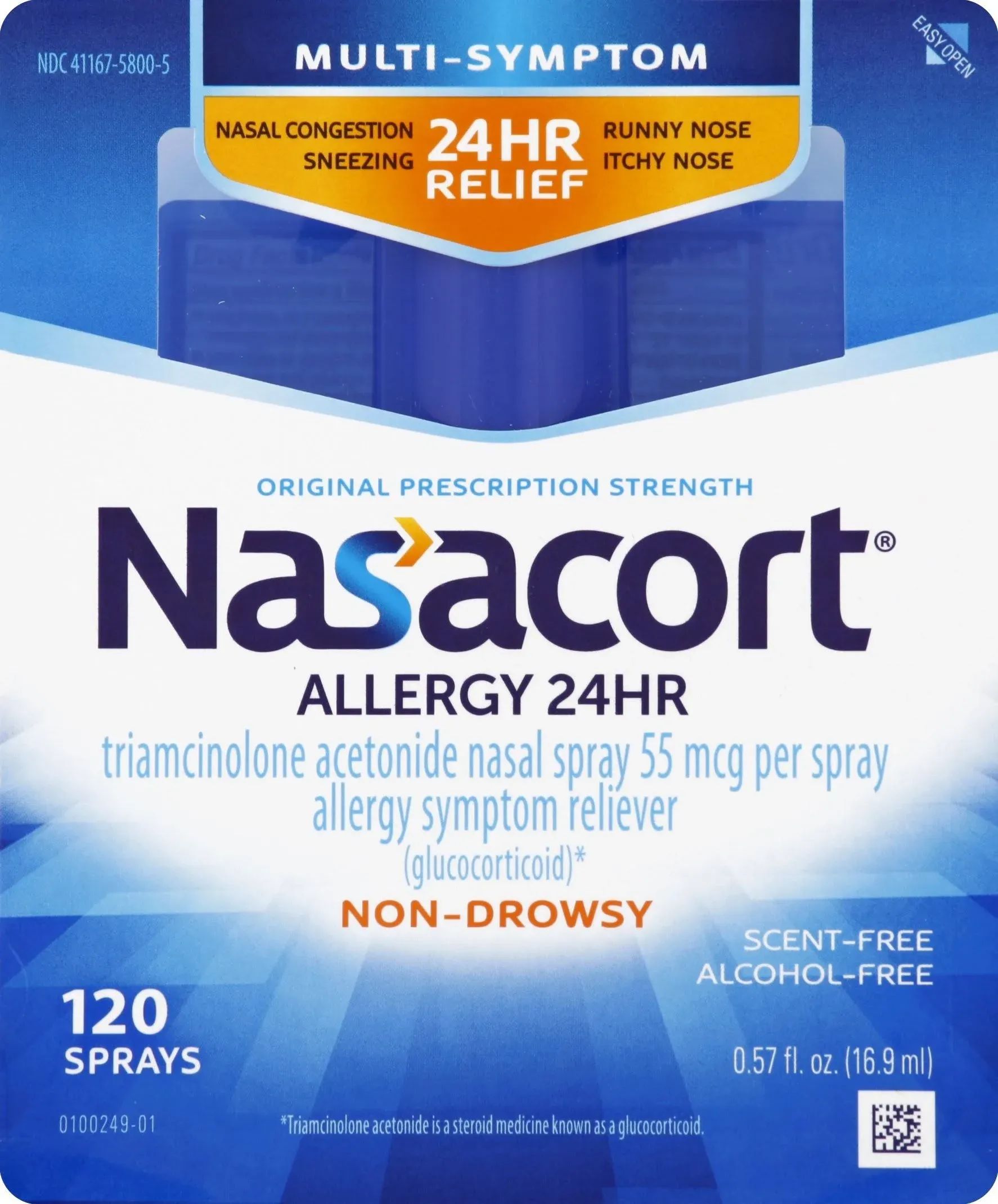 Nasacort Allergy 24 Hour Spray - 120 count