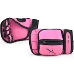  Adjustable Weighted Gloves, 2 lb. Set - Removable Weight (2 x 0.5 lb. Pink