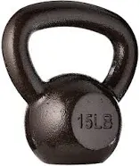 Amazon Basics Cast Iron Kettlebell - Heavy Weight Training