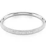 Swarovski  Sublima Bangle Snow Pavé, White, Rhodium plated M 5684241