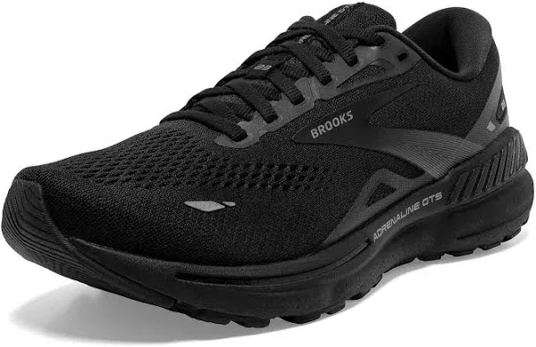 Brooks Adrenaline GTS 23 10.5 , Black/Black/Ebony (Men's)