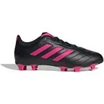 Adidas Youth Goletto VIII FG Soccer Cleats, Black/Pink / 13.5K