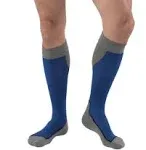 Jobst Sport 20-30 mmHg Knee High Socks / Large / Blue/Gray