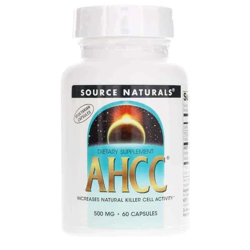 Source Naturals AHCC - 500 mg - 60 Vegetarian Capsules