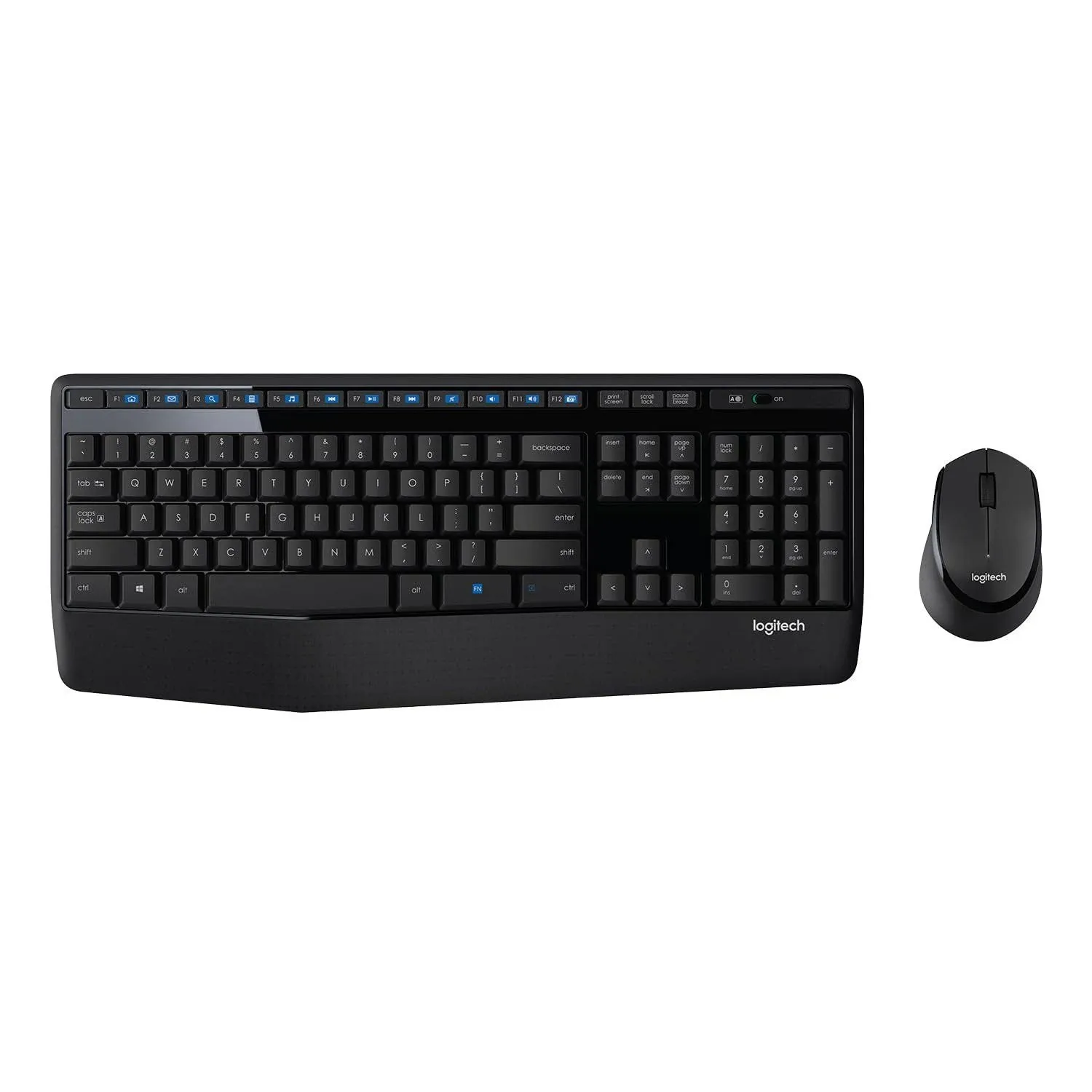 Logitech MK345 Wireless Keyboard and Mouse Combo (Black)