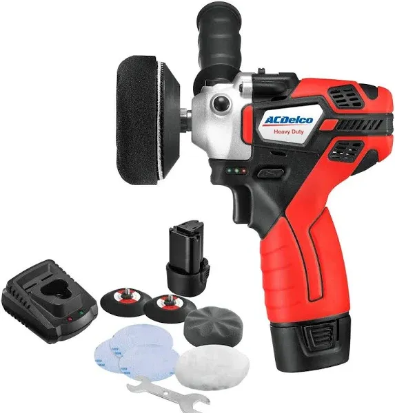 AC Delco ARS1214 G12 Series Li-Ion 12V 2-Speed 3" Mini Polisher