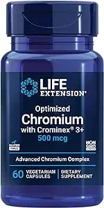 Life Extension Optimized Chromium With Crominex 3+ 60 Kapsułek Wegetariańskich