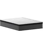 Flash Furniture Pocket Spring Hybrid Pressure Relief Euro Pillow Top Mattress in a Box