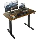  40" X 24" Electric Desk Vintage Brown