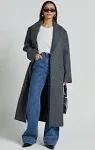 Olsen Coat Grey Marle