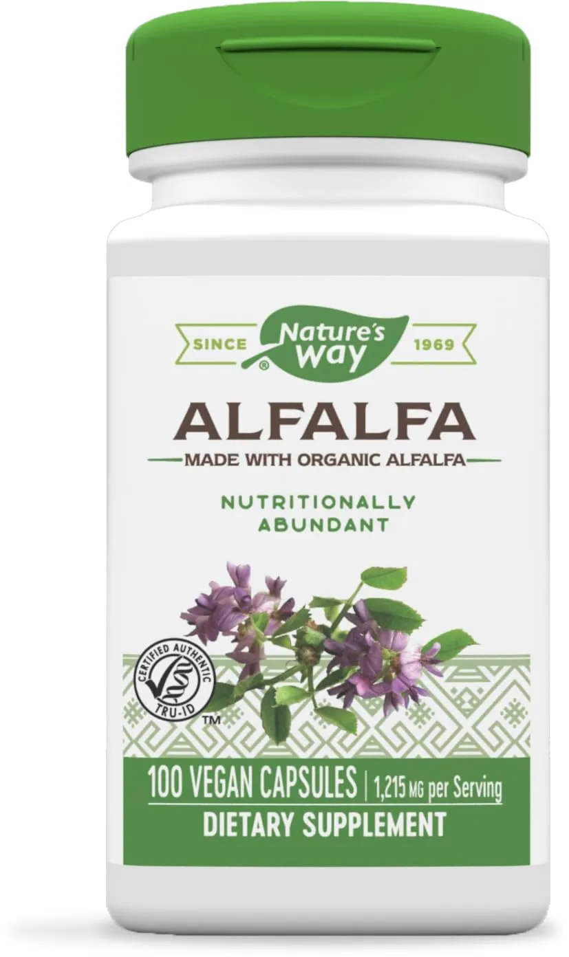 Nature's Way Alfalfa Leaves 100 Capsules