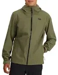 Outdoor Research Men's Stratoburst Stretch Rain Jacket, Small, Ranger Green