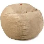 CordaRoy's - Tan Chenille Convertible Bean Bag Chair - Full