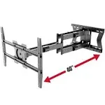 Physix 4100 Long Arm TV Wall Mount for 32-85 inch Screens Extra Long Extension Up to 40 inch Heavy-Duty TV Mount Holds Up to 120 lbs Full-Motion,