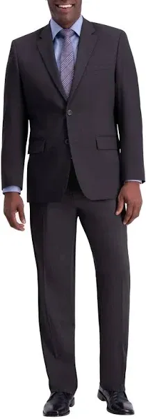 Big & Tall J.M. Haggar Premium Classic-Fit Sharkskin Stretch Suit Jacket - Dark Navy - 52 Reg