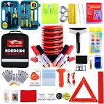 Roadside Assistance Emergency Kit - Car Roadside Emergency Kit Jumper Cables ...