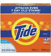 Tide Powder Laundry Detergent Original, 143 Ounce (Packaging May Vary) (Pack of 2)