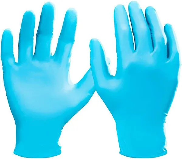 Hardy 68497 Nitrile Disposable Gloves, Large, 100 Count, 5 MIL, Powder Free