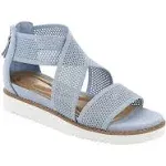 Easy Spirit Womens Wander 2 Knit Open Toe Platform Sandals