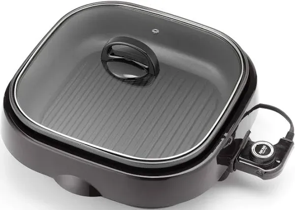 Aroma 4-Qt. 3-in-1 Grillet, Black