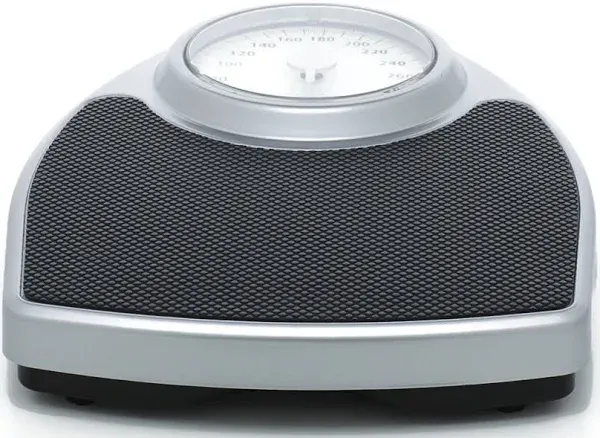 Thinner Extra-Large Dial Analog Precision Bathroom Scale, Body Weight 330 lb