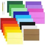 95 Pcs 19 Colors A6 Invitation Envelopes Peel &amp; Seal Self Seal 4 3/4 x 6 1/2 ...