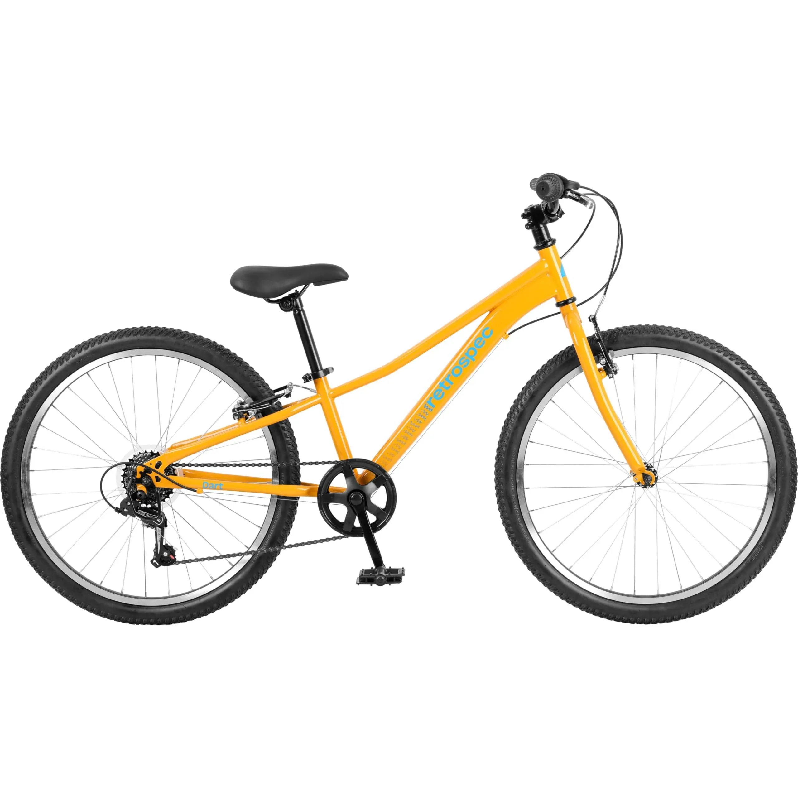 Retrospec Dart 24" Kids' Trail Bike - 7 Speed (8-11 Yrs) New Saffron