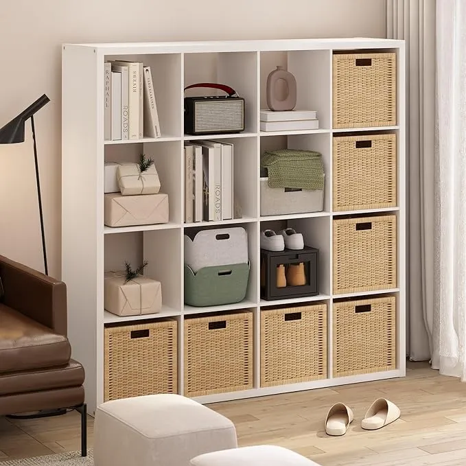 Furinno Cubicle Open Back Decorative Cube Storage Organizer