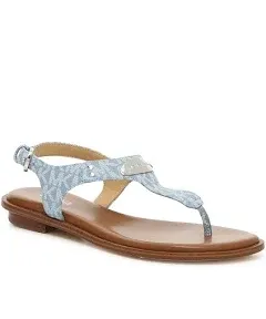 Michael Kors Women's Mk Plate Thong Flat Sandal