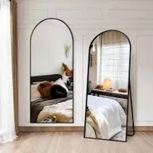 NicBex Arched Full Length Mirror with Stand