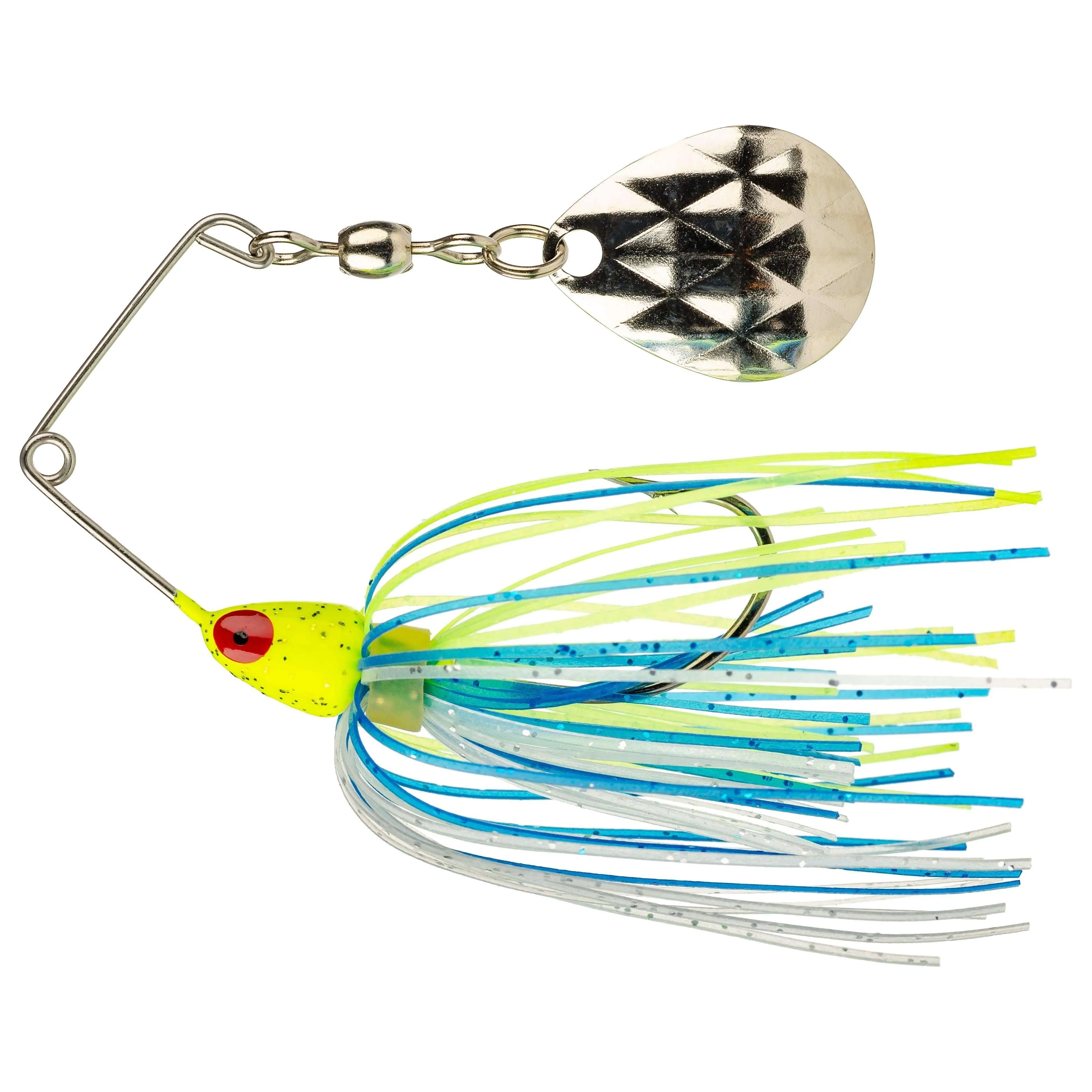 Strike King Mini-King Spinnerbait - Chartreuse/Blue