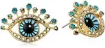 Betsey Johnson Eye Stud Earrings