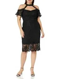 City Chic Women's Plus Size Dress Pippa Lace