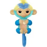 Fingerlings 2023 NEW Interactive Baby Monkey Reacts to Touch – 70+ Sounds & Reactions – Leo (Blue)