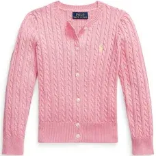 Polo Ralph Lauren Cable-Knit Cotton Cardigan Girls