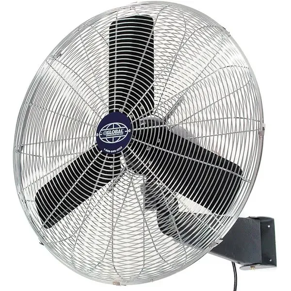 Global Industrial Oscillating Wall Mount fan, 30" Diameter, 1/3HP, 8775CFM