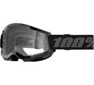 100% Strata 2 Youth Motocross &amp; Mountain Bike Goggles - MX and MTB Racing Pro...